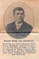 Reichl Eduard, Dorfbeuern, Infantrist